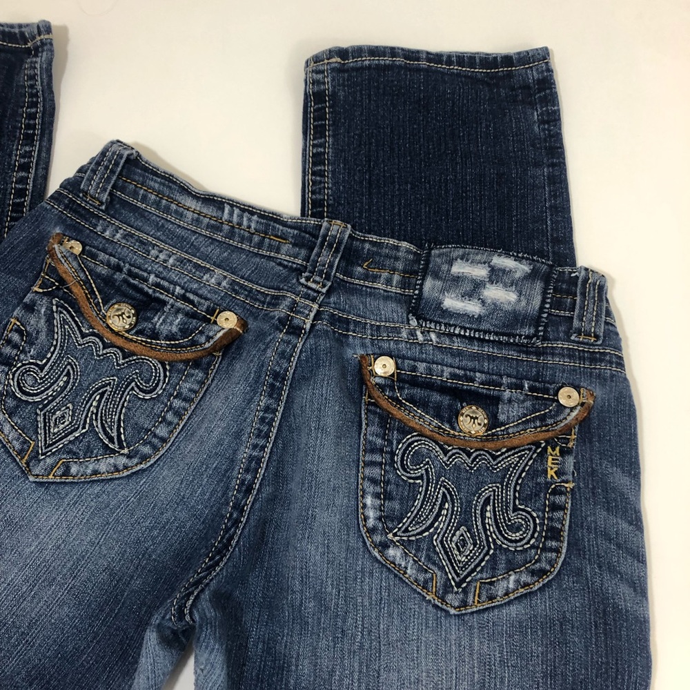 [MEK] Oaxaca Boot Cut Stitching Flap Pocket Jeans